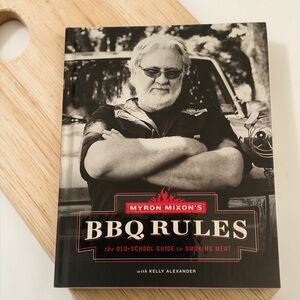 Myron Mixon BBQ Rules Hardcover Smoker Cookbook Guide